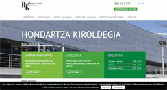 Desktop Screenshot of hondartzakiroldegia.com